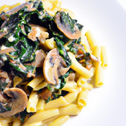 Savor the Flavor: Mushroom & Spinach Pasta Delight Recipe