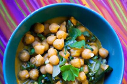 Wholesome Chickpea and Spinach Curry: A Flavorful Delight