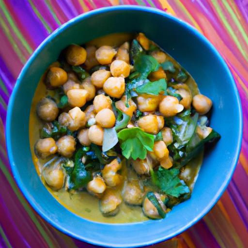 Wholesome Chickpea and Spinach Curry: A Flavorful Delight