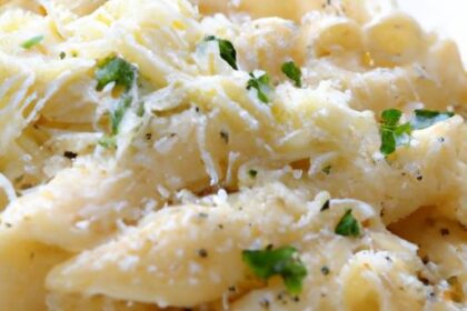 Indulge in Creamy Garlic Parmesan Pasta: A Flavorful Delight
