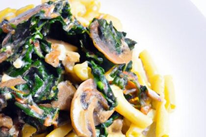 Savor the Flavor: Mushroom & Spinach Pasta Delight Recipe