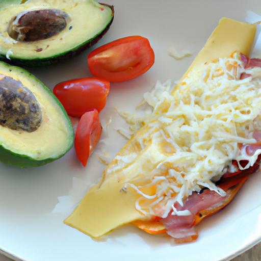 Creamy Delights: Eggs, Cheese, and Avocado Breakfast Bliss