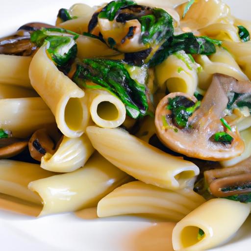 Savor the Flavor: Mushroom & Spinach Pasta Delight Recipe