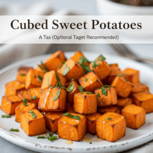 Cubed Sweet Potatoes