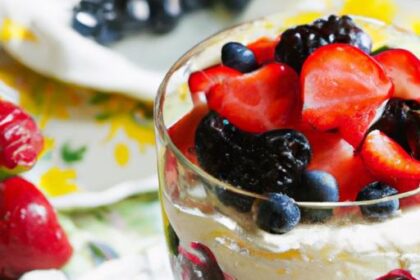 Berry Trifle Delight: Light Angel Food Cake Bliss Recipe