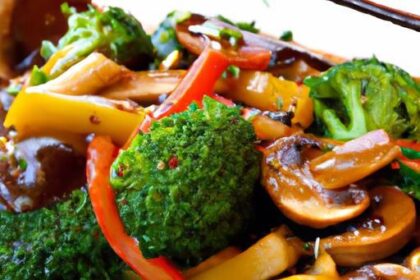 Sizzling Vegetable Stir-Fry: Flavorful Soy Sauce Delight