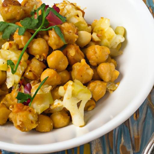 Flavorful Cauliflower & Chickpea Curry: A Healthy Twist