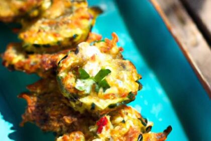 Crispy Zucchini Fritters: A Savory Summer Snack Delight