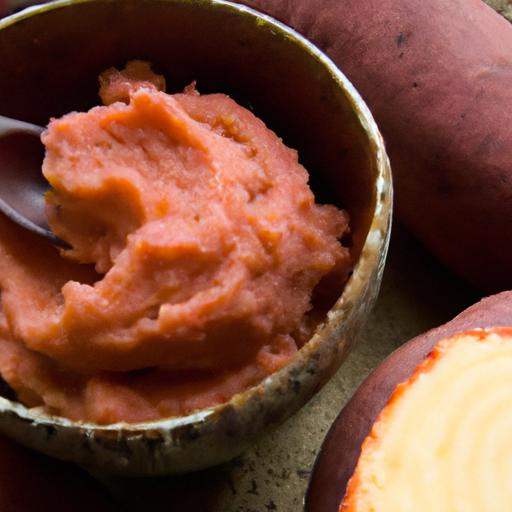 Velvety Sweet Potato Puree: Steamed Goodness in a Bowl