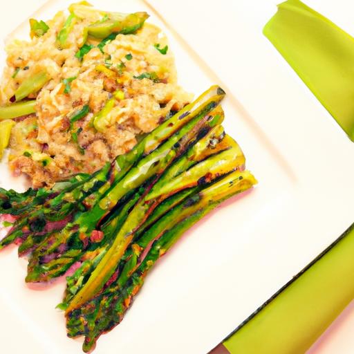 Brighten Your Plate: Zesty Lemon Asparagus Orzo Delight