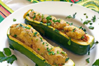 Delicious Vegan Stuffed Zucchini: A Nutritious Flavor Boost