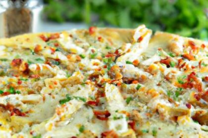 Creamy Chicken Alfredo Pizza: A Delicious Twist on Tradition