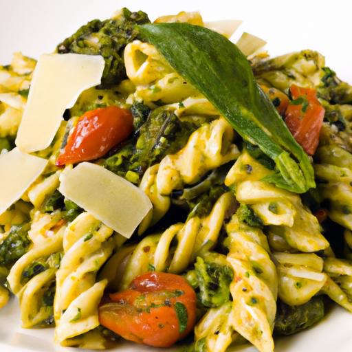 Fresh and Flavorful: Pesto Pasta loaded with Veggies