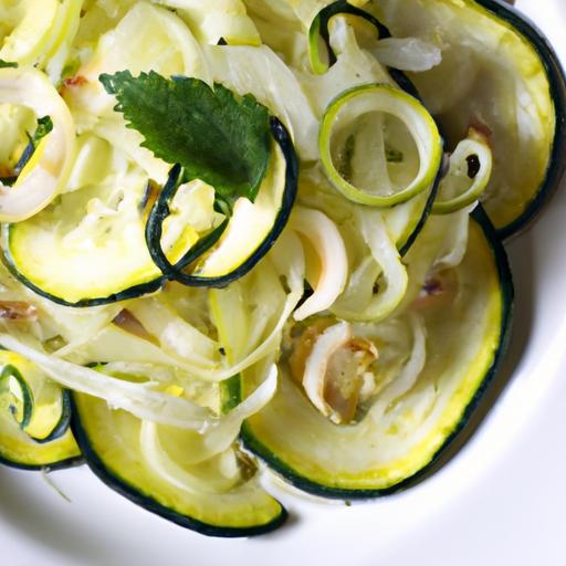 Quick & Flavorful: Microwave Zucchini Noodles with Ginger Garlic