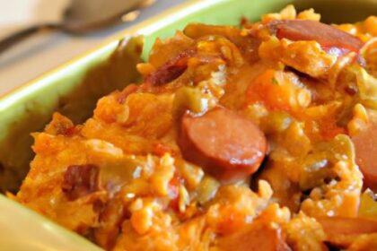 Hearty Rice and Sausage Bake: A Comfort Food Classic