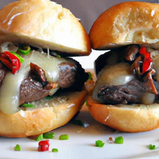 Mini Philly Cheesesteak Sliders: Big Flavor, Small Bites