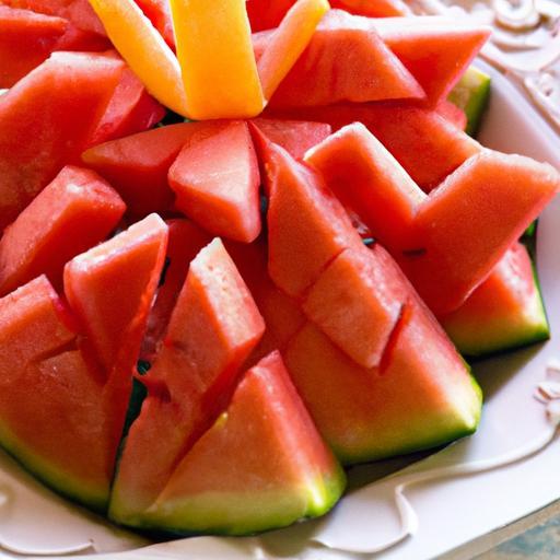Triangle Treats: Master the Art of Cutting Watermelon Slices