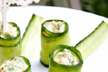 Cool & Creamy Cucumber Roll-Ups: A Fresh Snack Idea