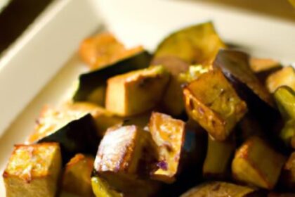Golden Roasted Eggplant Cubes: A Flavorful Kitchen Gem