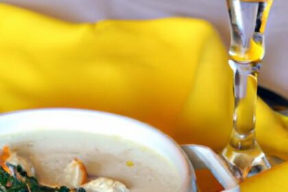 Zesty Greek Lemon Chicken Soup: A Citrus-Infused Classic