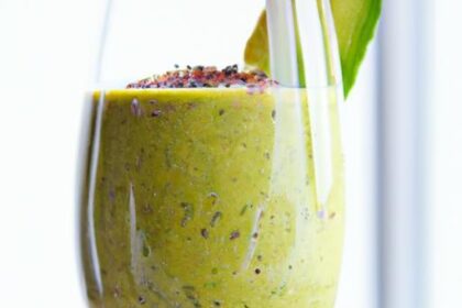 Tropical Green Smoothie: A Refreshing Boost of Vitality