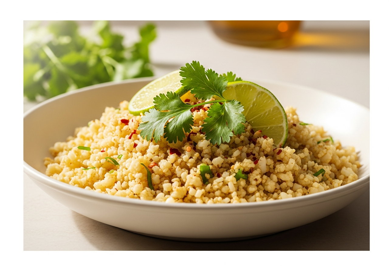 Zesty-Cilantro-Lime-Cauliflower-Rice-A-Flavorful-Twist