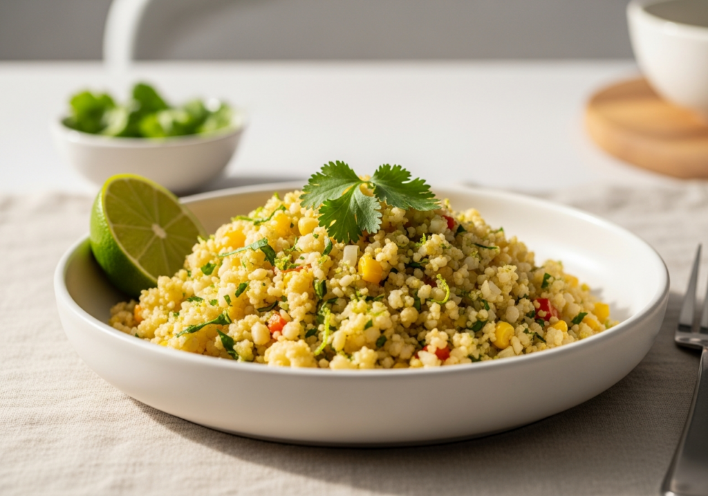 Zesty-Cilantro-Lime-Cauliflower-Rice-A-Flavorful-Twist