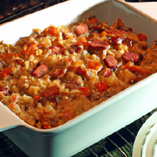 Hearty Rice and Sausage Bake: A Comfort Food Classic