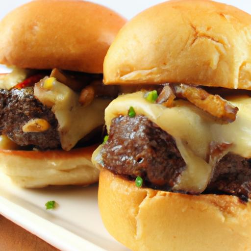 Mini Philly Cheesesteak Sliders: Big Flavor, Small Bites