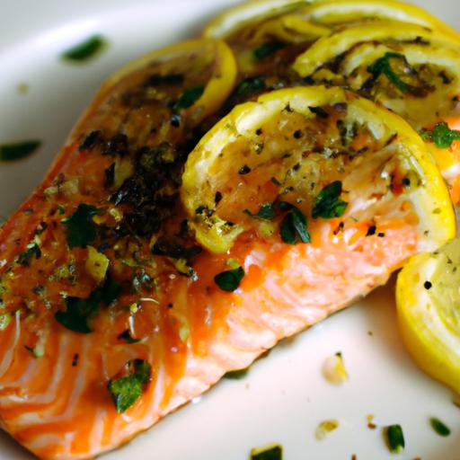 Zesty Baked Lemon Garlic Salmon: Flavorful & Easy Recipe