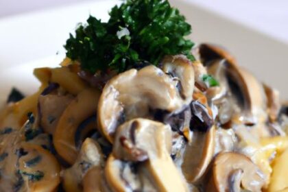 Savor the Ultimate Pasta with Creamy Mushroom Sauce Delight
