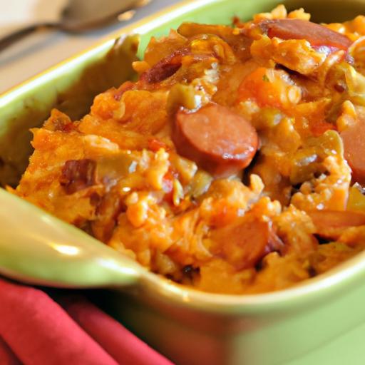 Hearty Rice and Sausage Bake: A Comfort Food Classic