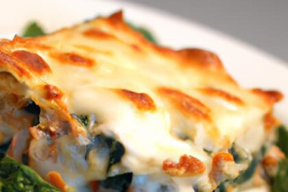 Wholesome Chicken Spinach Lasagna: A Savory Delight Unveiled
