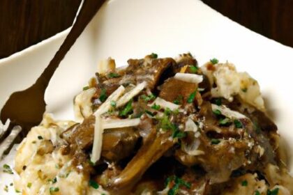 Decadent Beef Mushroom Risotto: A Savory Comfort Classic