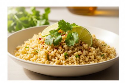 Zesty-Cilantro-Lime-Cauliflower-Rice-A-Flavorful-Twist