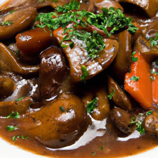 Savor the Rich Flavors of Vegan Mushroom Bourguignon Delight