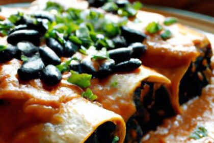 Flavor-Packed Vegan Black Bean Enchiladas Recipe Guide