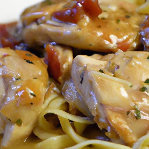 Effortless Slow Cooker Garlic Chicken Parmesan Delight