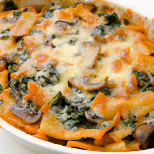 Hearty Spinach & Mushroom Pasta Bake: A Cozy Comfort Feast