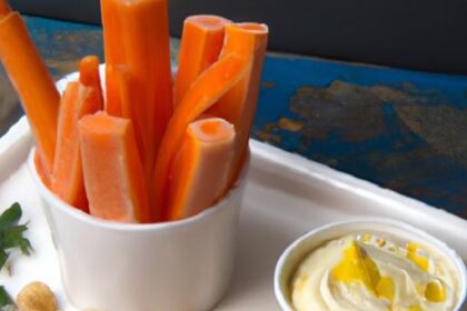 Crunchy Carrot Sticks with Hummus: A Healthy Snack Duo