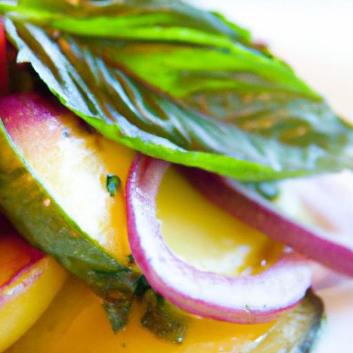 Fresh Flavors Unite: The Ultimate Tomato Peach Basil Salad Guide