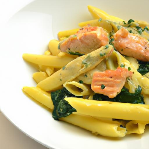 Wholesome Salmon Spinach Pasta: A Nutritious Delight