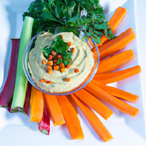 Crunchy⁣ Carrot Sticks with Hummus: A Healthy Snack Duo