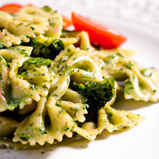 Vibrant Pesto Pasta with Fresh ⁤Veggies: A Flavorful Twist