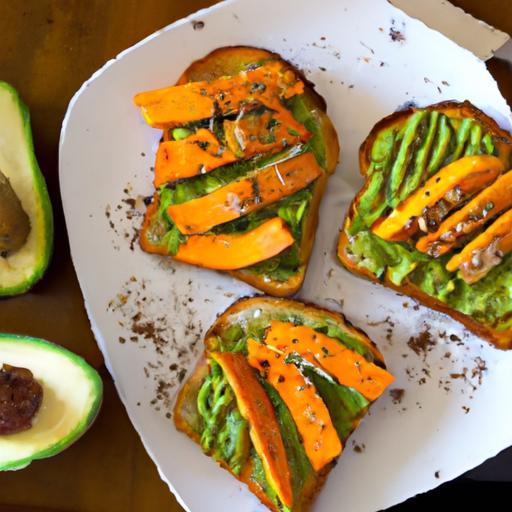 Sweet potato Toast with Avocado: A Nutritious Twist on Breakfast