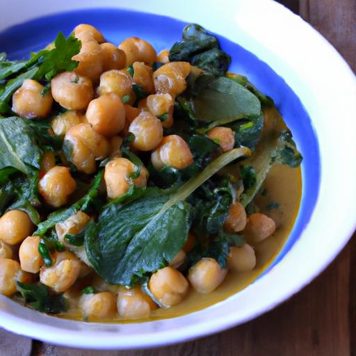 Wholesome Warmth: Crafting Chickpea and Spinach Curry