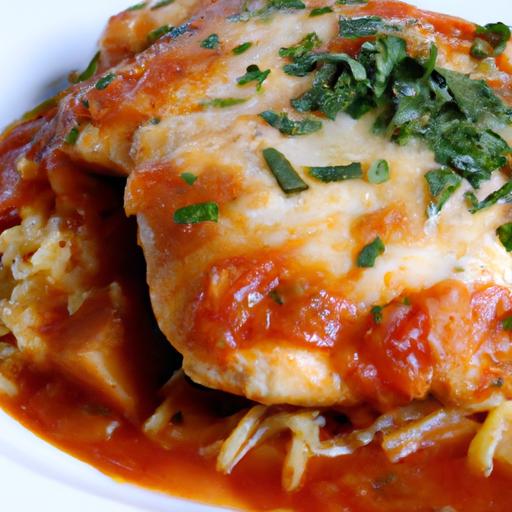 Effortless Slow Cooker Garlic Chicken Parmesan Delight