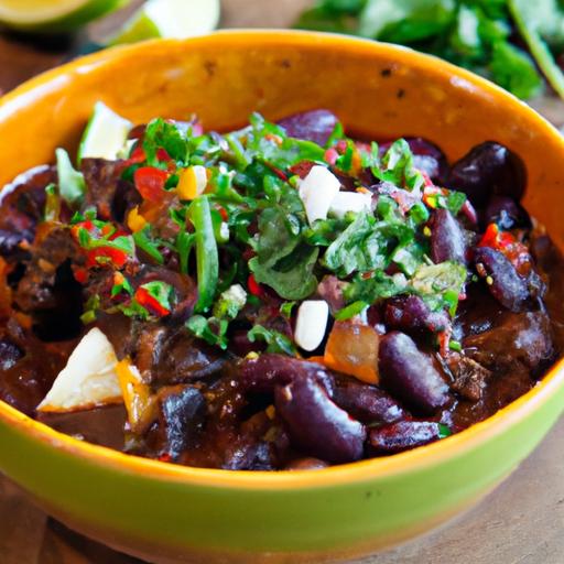 Hearty Beef &⁤ Black Bean Chili:‍ A Spicy Comfort Classic