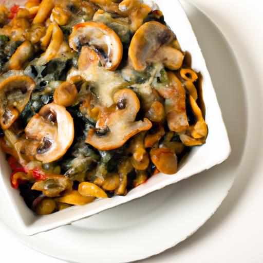 hearty Spinach & Mushroom Pasta Bake: A Cozy Comfort Feast