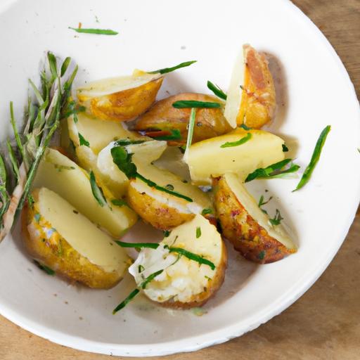 Aromatic Rosemary Garlic Potatoes: Crisp,Savory Perfection